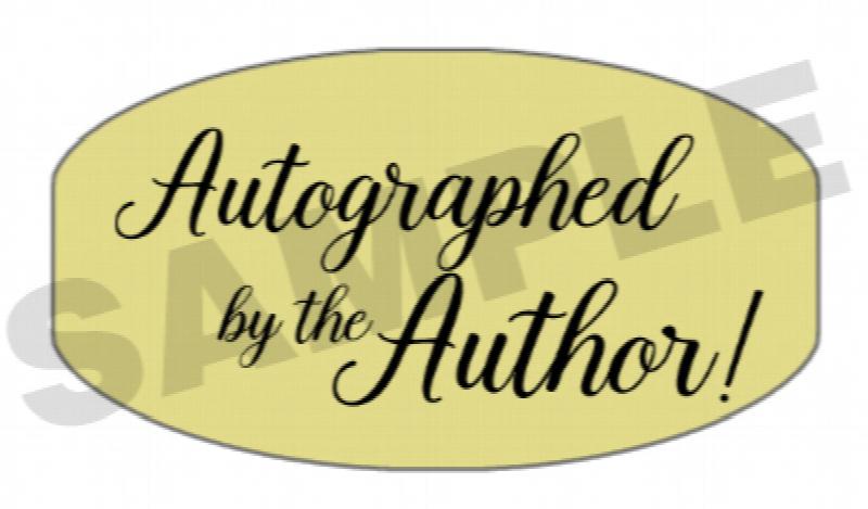 Image for "Autographed by the Author" gold foil stickers - 250 count