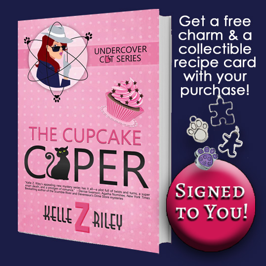 THE CUPCAKE CAPER- Autographed TO YOU! (Free charm and recipe!) Image for THE CUPCAKE CAPER- Autographed TO YOU! (Free charm and recipe!)